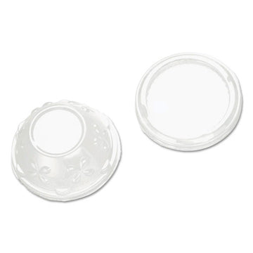 Dixie® Flat Lids For Dessert Dishes, Fits 5 Oz And 8 Oz Dishes, 4.33" Diameter, Clear, 50-sleeve, 10 Sleeves-carton freeshipping - TVN Wholesale
